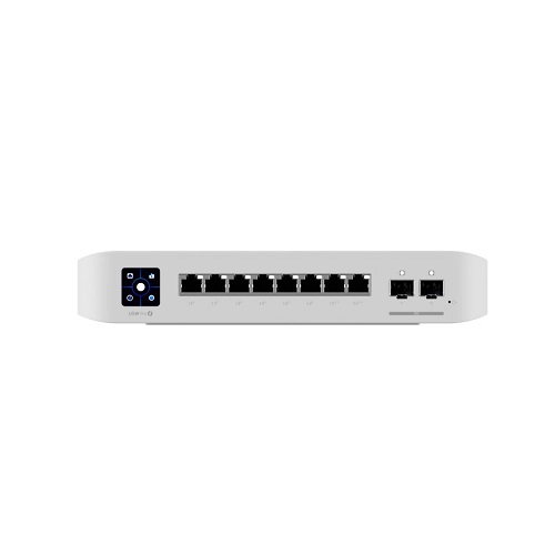Ubiquiti USW-PRO-8-POE, UniFi Pro 8 PoE Network Switch, 6xGbE PoE+ Ports, 2xGbE PoE++ Ports, 2x10G SFP+ Ports, PoE Budget: 120W, 2 Year Warranty