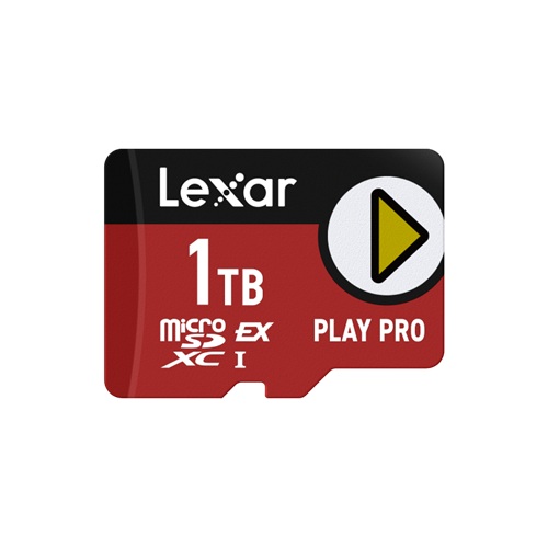 Lexar LMSXPS0001T-BNNNG, Play Pro, 1TB, MicroSD Express, Read Speed: up to 900MB/s, Write Speed: 600MB/s, Limited Lifetime Warranty