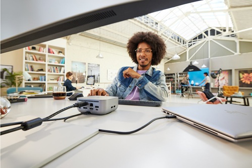 HP 9X481UT, Thunderbolt 4 Ultra G6 Dock, 180W, 1xHDMI, 2xDP, 1xTB4, 3xUSB-C, 3 Year Warranty (Replaces 4J0G4AA) - Image 3