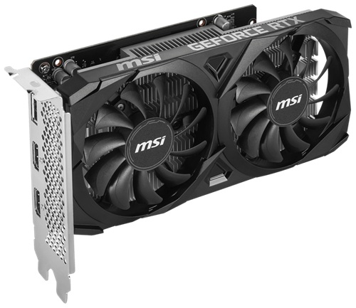 MSI GeForce RTX 3050 VENTUS 2X E 6G OC, Nvidia RTX 3050, 6GB GDDR6, Core Clock: 1492MHz, Cuda Core: 2304, 2xHDMI, 1xDP, PSU: 300W, PCIe4.0, 3 Year Warranty - Image 4