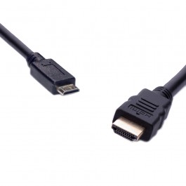 8ware RC-MHDMI-3, High Speed HDMI Cable Male to Mini HDMI Male, 3m, 1 Year warranty