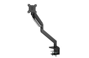Brateck LDT23-C012, Single Monitor Heavy-Duty Gas Spring Monitor Arm, Fits 17"-35", Up to 15kg per Screen, Vesa, Tilt, Swivel, 3 Year Warranty