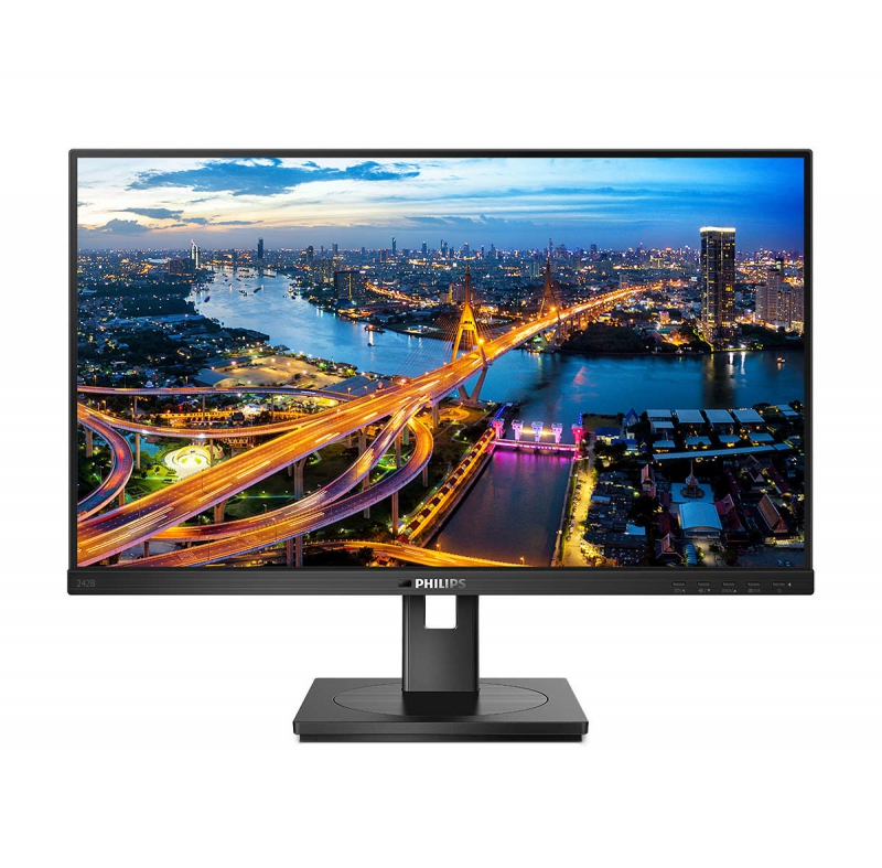 Philips 242B1, 23.8" IPS WLED, 1920x1080, 16:9, 4ms, 75Hz, Adaptive Sync, 1xHDMI, 1xDP, 1xDVI-D, 1xD-Sub, USB, Speakers, VESA, Adjustable Height, Tilt, Swivel, Pivot, 4 Year Warranty