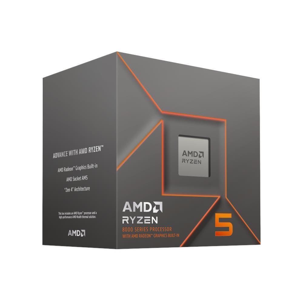 AMD 100-100000931BOX, Ryzen 5-8500G, AM5 Socket, 6 Core, 12 Threads, Base: 3.5GHz, Turbo: 5.0GHz, 22MB Cache, TDP: 65W, 3 Year Warranty