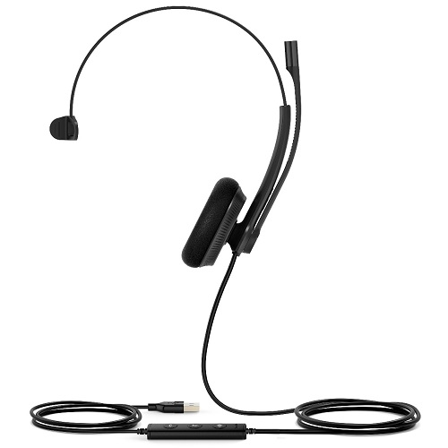 Yealink UH34L-Mono-UC, Wideband Noise Cancelling Headset, USB, Foam Cushion, 1 Year Wrranty - Image 2