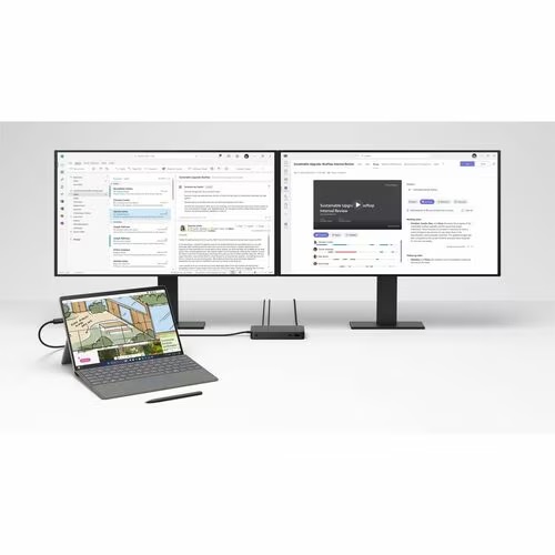 Microsoft EP2-14801, Surface Pro 10 Tablet - 16 GB - 256 GB SSD - Windows 11 Pro - 5G - Platinum - Core Ultra 7 Dodeca-core (12 Core) 165U - Cellular Phone Capability - LTE, EDGE, GPRS, 2 Year Warranty - Image 2