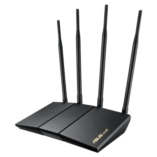 Asus RT-AX54HP Wi-Fi 6 IEEE 802.11 a/b/g/n/ac/ax Ethernet Wireless Router - Dual Band - 2.40 GHz ISM Band - 5 GHz UNII Band - 4 x Antenna(4 x External) - 221.88 MB/s Wireless Speed - 4 x Network Port - 1 x Broadband Port - Gigabit Ethernet - VPN Supported - Image 2