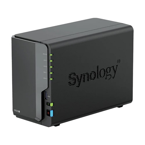 Synology DiskStation DS225+ 2-Bay 3.5" Diskless, Intel Celeron CPU, 2GB RAM, 1x 2.5GbE, 1x 1GbE, 2x USB 3.2 - Image 2