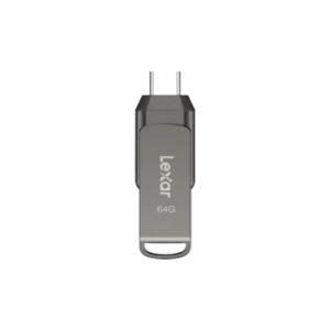 Lexar LJDD400064G-BNQNG, D400 64GB JumpDrive BL Titanium USB 3.1 Type-C, Upto 130MB/s Read Quickly Transfer a 3GB 4K, 5 Year Warranty
