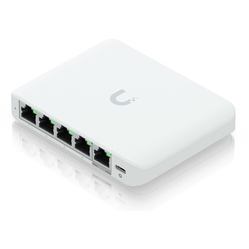 Ubiquiti Flex Mini 2.5G 5, Flex Mini 2.5G 5-Port Managed Network Switch, 4x2.5 GbE Ports, 1x2.5 GbE PoE Input Port for Power, 2 Year Warranty - Image 3