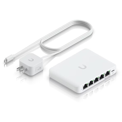 Ubiquiti Flex Mini 2.5G 5, Flex Mini 2.5G 5-Port Managed Network Switch, 4x2.5 GbE Ports, 1x2.5 GbE PoE Input Port for Power, 2 Year Warranty - Image 5