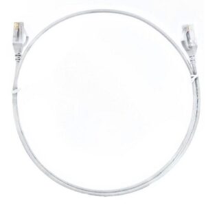 8Ware CAT6THINWH-025M, CAT6 Ultra Thin Slim Cable, Length: 0.25m, White, 3 Year Warranty