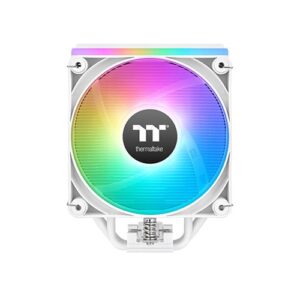 Thermaltake CL-P137-AL12SW-A, ASTRIA 200 ARGB Sync CPU Cooler, Fan Size: 120mm, PWM: 500-1800 RPM, Air Flow: 65 CFM, Single Fan, White, Intel Socket LGA 2066, 2011, 1851, 1700, 1200, 1156, 1155, 1151, 1150, 1150_x000B, AMD AM5, AM4, 2 Year Warranty