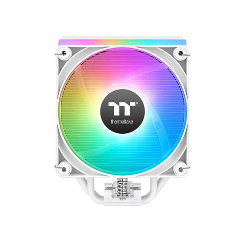 Thermaltake CL-P137-AL12SW-A, ASTRIA 200 ARGB Sync CPU Cooler, Fan Size: 120mm, PWM: 500-1800 RPM, Air Flow: 65 CFM, Single Fan, White, Intel Socket LGA 2066, 2011, 1851, 1700, 1200, 1156, 1155, 1151, 1150, 1150_x000B, AMD AM5, AM4, 2 Year Warranty