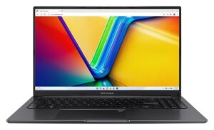 Asus M1505YA-MA130W, VivoBook 15, 15.6" 2.8K OLED Screen, AMD Ryzen 7-7730U, 16GB DDR4 RAM, 512GB NVMe SSD, Wireless AX+Bluetooth, Win11 Home, Indie Black, 1 Year Warranty