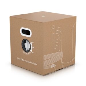 Ubiquit UACC-CABLE-C5E-OUTDOOR-PRO-305M-W, UniFi Outdoor Cable, 305m, 5e Cable Designed To Resist Harsh Weather Damage & Electromagnetic Interference, 1 Year Warranty