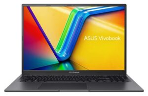 Asus V3605VC-RP451W-P, VivoBook 16X V3605VC, 16", WUXGA Screen, Intel i5-13420H, 16GB DDR4 RAM, 512GB NVMe SSD, NVIDIA GeForce RTX 3050 4GB GDDR6, Wireless AX+Bluetooth, Windows 11 Home, Indie Black, 1 Year Warranty
