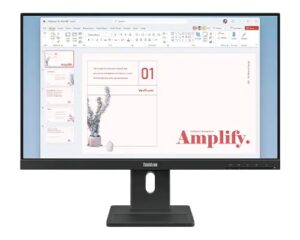 Lenovo 64BAMAR1AU, ThinkVision E24-40, 23.8" FHD IPS Monitor, 1920 x1080, 16:9, 4ms,100Hz, 1xHDMI, 1xDP, 1xVGA, Speaker, VESA, Height Adjustavle, Pivot, Swivel, Tilt, 3 Year Warranty