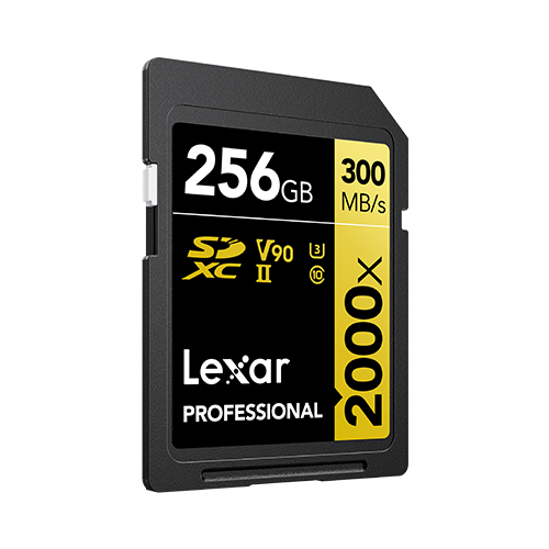 Lexar LSD2000256G-BNNNG, Professional 2000x SDXC, 256GB, UHS-II, Read Speed: Up to 300MB/s, 10 Year Warranty - Image 2