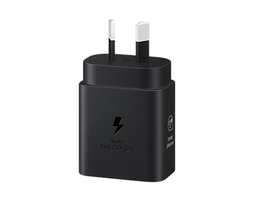 SAMSUNG EP-T2510NBEGAU, 25W USB-C AC Power Adapter, Black, No Cable included - Image 2