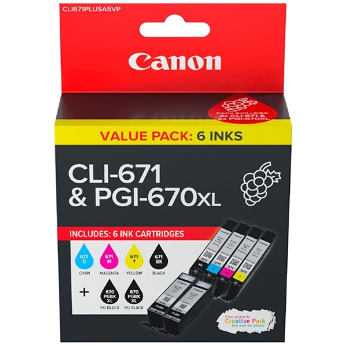 Canon CLI 671 Cyan Genuine Ink Cartridge - Image 2