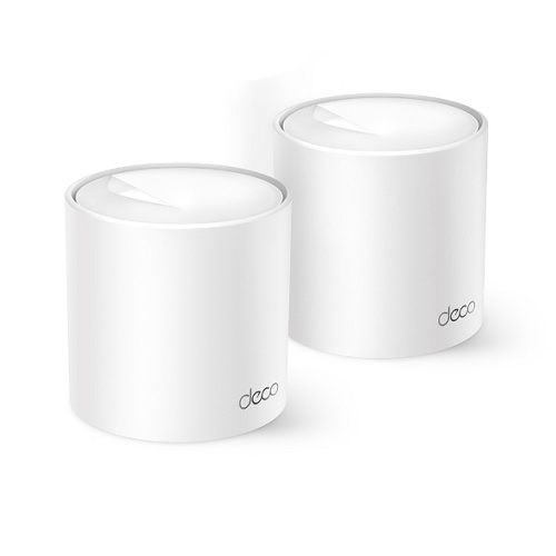 TP-Link DECO X50 PRO(2-PACK), AX3000 Whole Home Mesh Wi-Fi 6 Unit, Wireless AX, 2xGbE LAN/WAN Ports, MU-MIMO, OFDMA, White, Pack of 2, 3 Year Warranty
