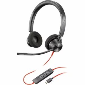 HP/Poly 8X220AA, Blackwire 3320 MS, Wired Stereo Headset, USB-C/A, 2 Year Warranty