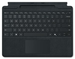Microsoft 8XB-00153, Signature Keyboard for Surface Pro Series with Slim Pen Slot, Black, 1 Year Warranty