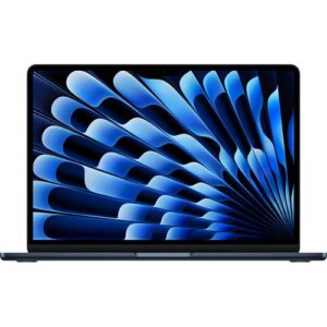 Apple MW123X/A, MacBook Air, 13", Liquid Retina Display, M4 chip, 16GB RAM, 256GB NVMe SSD, Wireless AX+Bluetooth, MacOS, Midnight, 1 Year Warranty