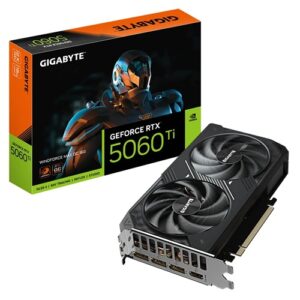 Gigabyte GV-N506TWF2MAX OC-16GD, Nvidia GeForce RTX 5060 Ti WINDFORCE MAX OC, 16GB GDDR7, Core Clock: 2587 MHz, CUDA Core: 4608, 1xHDMI, 3xDP, PSU 650W, PCIe5.0, 3 Year Warranty