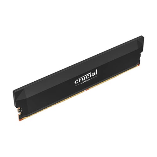 Crucial CP16G64C38U5B, Pro, UDIMM, DDR5, 16GB (1x16GB), 6400MHz, CL38, 1,35V, Black Heat Spreader Support Intel XMP AMD Ryzen for Desktop PC Gaming, Limited Lifetime Warranty - Image 3