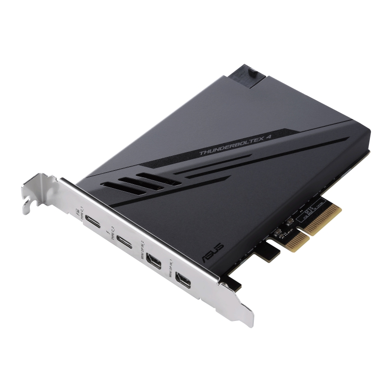 Asus THUNDERBOLTEX 4, Expansion Card, Dual Thunderbolt, 40 Gbps, Bi-Directional, 4xUSB-C, 1xDP, 4xPCIe3.0, 1 Year Warranty - Image 3