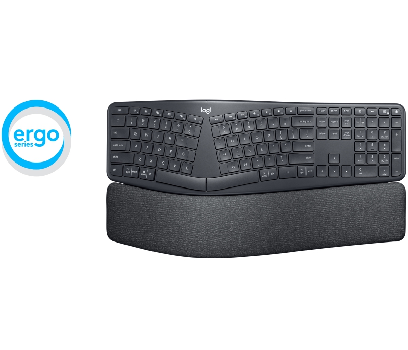 Logitech 920-010111, ERGO K860 Split Ergonomic Keyboard, 10M Wireless Range, Wireless+Bluetooth, 1 Year Warranty - Image 2