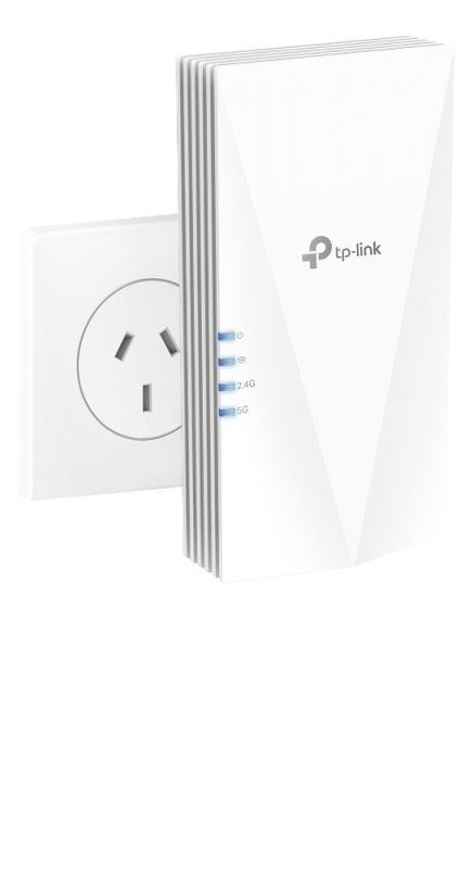 TP-Link RE500X, AX1500 Wi-Fi Range Extender, Wireless AX, OneMesh, Whole Home Coverage, AP Mode, Gigabit Ethernet Port, 3 Year Warranty