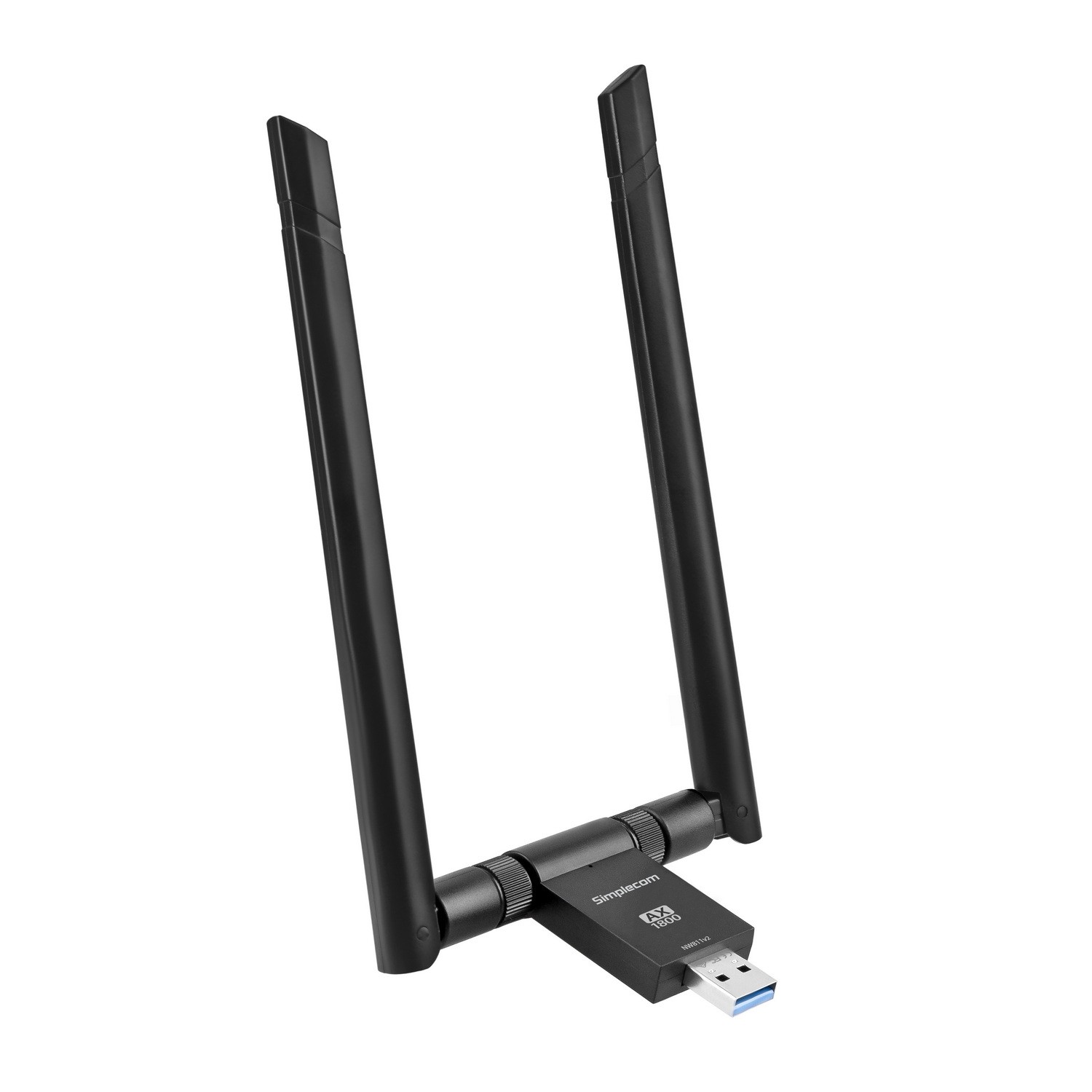 Simplecom NW811V2, AX1800 Dual Band Wireless AX USB Adapter, 2xHigh Gain Antennas, 1 Year Warranty - Image 4