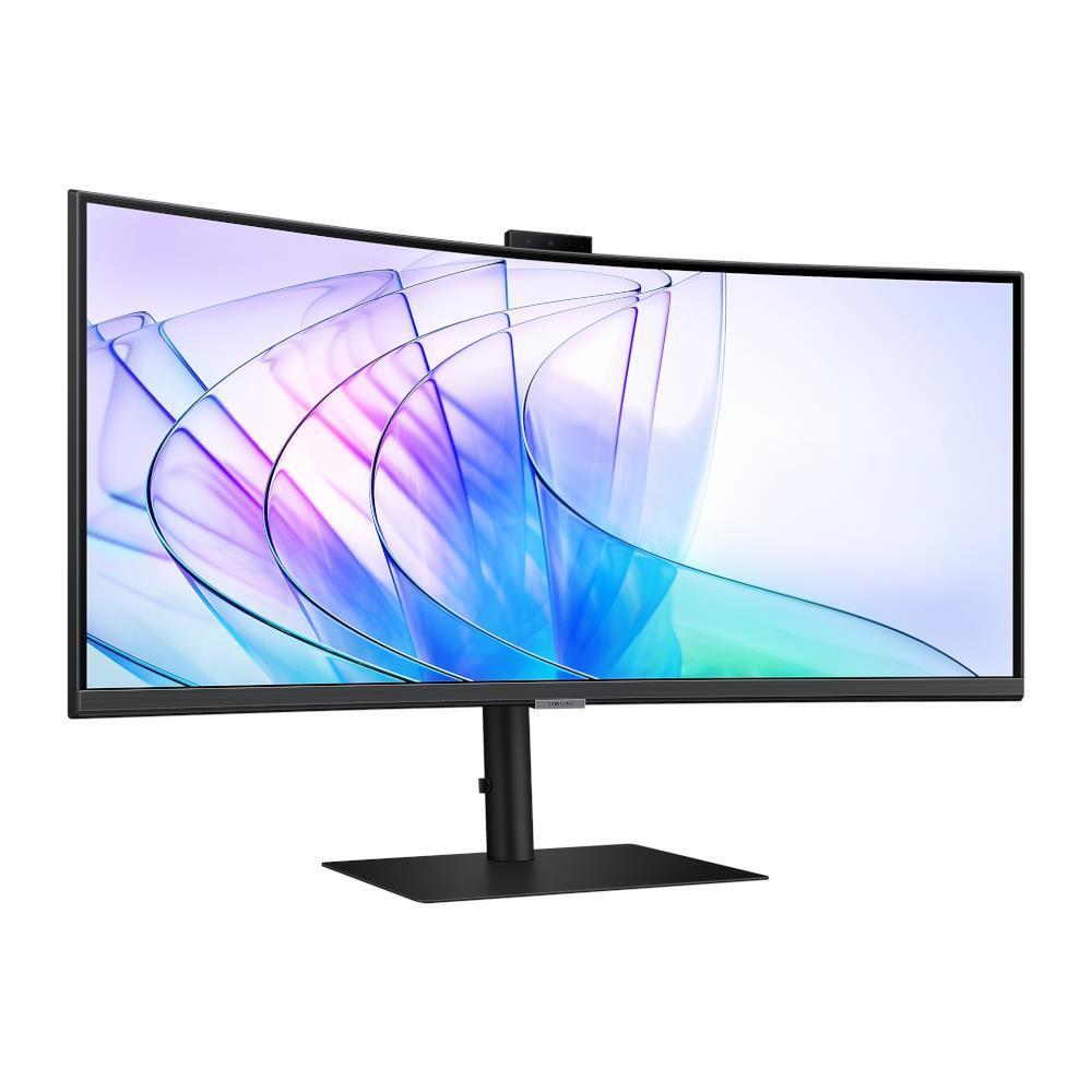 Samsung LS34C650VAEXXY, ViewFinity S65VC, 34" VA Curved, 3440x1440, 21:9, 5ms, 100Hz, Free Sync, USB-C (90W PD), 1xHDMI, 1xDP, USB, 1xRJ45, Webcam, KVM Switch, Speakers, VESA, Adjustable Height, Tilt, Swivel, 3 Year Warranty - Image 2