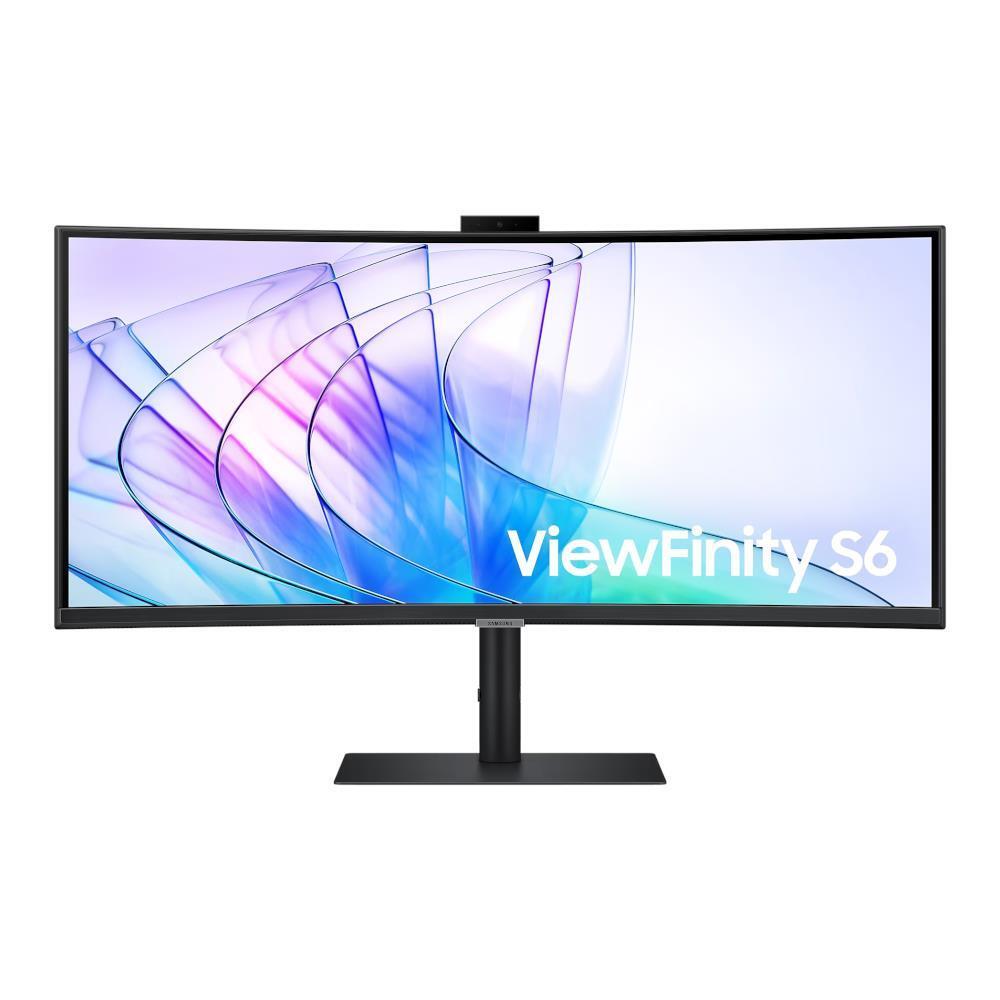Samsung LS34C650VAEXXY, ViewFinity S65VC, 34" VA Curved, 3440x1440, 21:9, 5ms, 100Hz, Free Sync, USB-C (90W PD), 1xHDMI, 1xDP, USB, 1xRJ45, Webcam, KVM Switch, Speakers, VESA, Adjustable Height, Tilt, Swivel, 3 Year Warranty