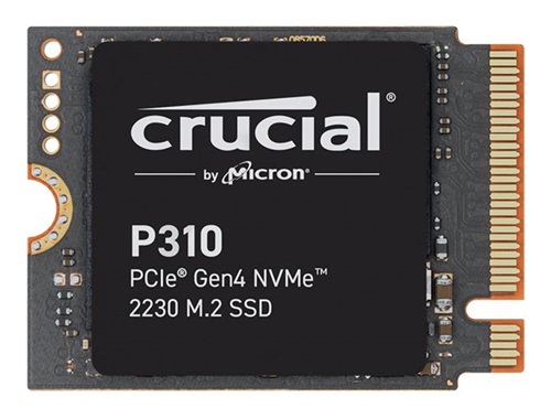 Crucial CT1000P310SSD2, P310 1TB M.2 2230 NVMe SSD 7100/6000 MB/s 1M IOPS 220TBW 2M MTTF for MS Surface Pro Valve Steam Deck Asus Rog Ally Lenovo Legion Go MSI Claw, 10 Year Warranty