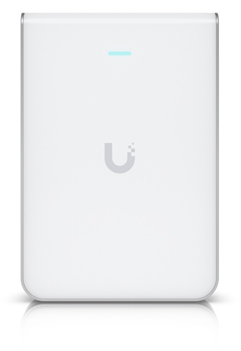 Ubiquiti U7 Pro Wall, 6 Spatial Stream Access Point, 6 GHz Support Tailored, PoE+, Voltage 44—57V DC, Max Power 22W, 2.5 GbE uplink, 300+ Devices,140 m² cover, 1 Year Warranty