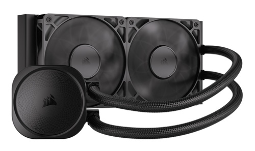 Corsair CW-9060088-WW, NAUTILUS 240 Liquid CPU Cooler, Size: 120mm, Airflow; 72.8CFM, Noise: 36dBA, Socket: 1851, Intel 1700, AMD AM5/AM4, 5 Year Warranty