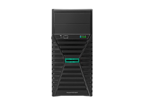 HPE P65397-371, ProLiant ML30 G11 Server, Tower, Intel® Xeon® E-2434, 3.4GHz, Quad Core, 16GB RAM, 8xSFF, PSU: 500W, 4U, 3 Year Warranty