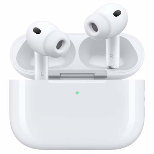Apple MFHP4X/A, AirPods Pro 3 Wireless Earbuds, up to 4x more Active Noise Cancellation, Adaptive Audio, Dual Beamforming Mic, BT 5.3, USB-C MagSafe Charging Case Qi‑certified, Apple H2 Chip, IP57 Dust/Sweat/Water Resistant, 1 Year Warranty
