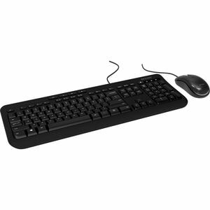 Incase APB-00018, Microsoft Wired Desktop 600 Keyboard & Mouse, QWERTY, USB Cable Keyboard, USB Cable Mouse, Optical, 800 dpi, Black, 1 Year Warranty - Image 2