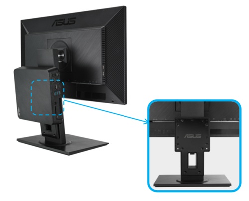 Asus MKT01, Monitor Stand For Mounting Mini PCs On The Monitor, Desk Mount, 1 Year Warranty - Image 2