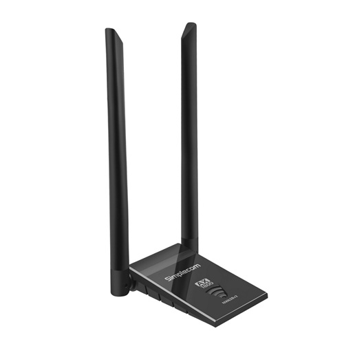 Simplecom NW628v2, AX1800 Dual Band WiFi 6 USB Adapter with 2x 5dBi High Gain Antennas, 1 Year Warranty - Image 2