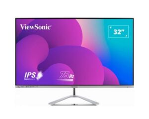 ViewSonic VX3276-MHD-3, 32" IPS LED, 1920x1080, 16:9, 4ms, 75Hz, Adaptive Sync, 1xHDMI, 1xDP, 1xVGA, Speakers, VESA, Tilt, 3 Year Warranty