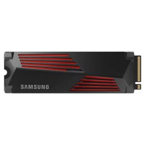 Samsung MZ-V9P2T0CW, 990 Pro with Heatsink, 2TB, M.2 NVMe, PCIe4.0, Read Speed: Up to 7450MB/s, Write Speed: Up to 6900MB/s, 5 Year Warranty