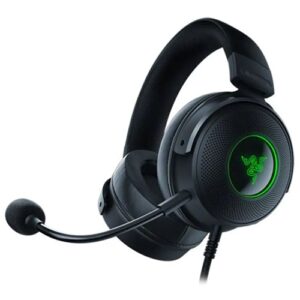 Razer RZ04-03770200-R3M1, Kraken V3 USB Gaming Headset, With Cardioid Mic, Passive Noise Cancellation, Wired, Length: 1.3m, USB-A, RGB, Black, 2 Year Warranty