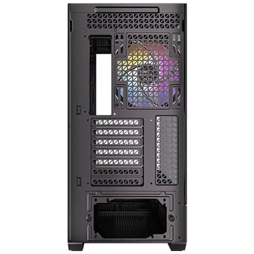 Antec C7-ARGB, E-ATX Seamless Panoramic 270 View, USB-C, 4x ARGB PWM Fans. Side Radiator Support. RTX 4090, Back Connect MBs, Flip Door, Black Case - Image 4
