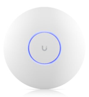 Ubiquiti U7 Pro XGS, Ceiling-mounted 8-stream WiFi 7 AP, Dedicated Spectral Scanning Radio,10/5/2.5/1 GbE Support,160 m² Coverage,500+ Device, 2 Year Warranty